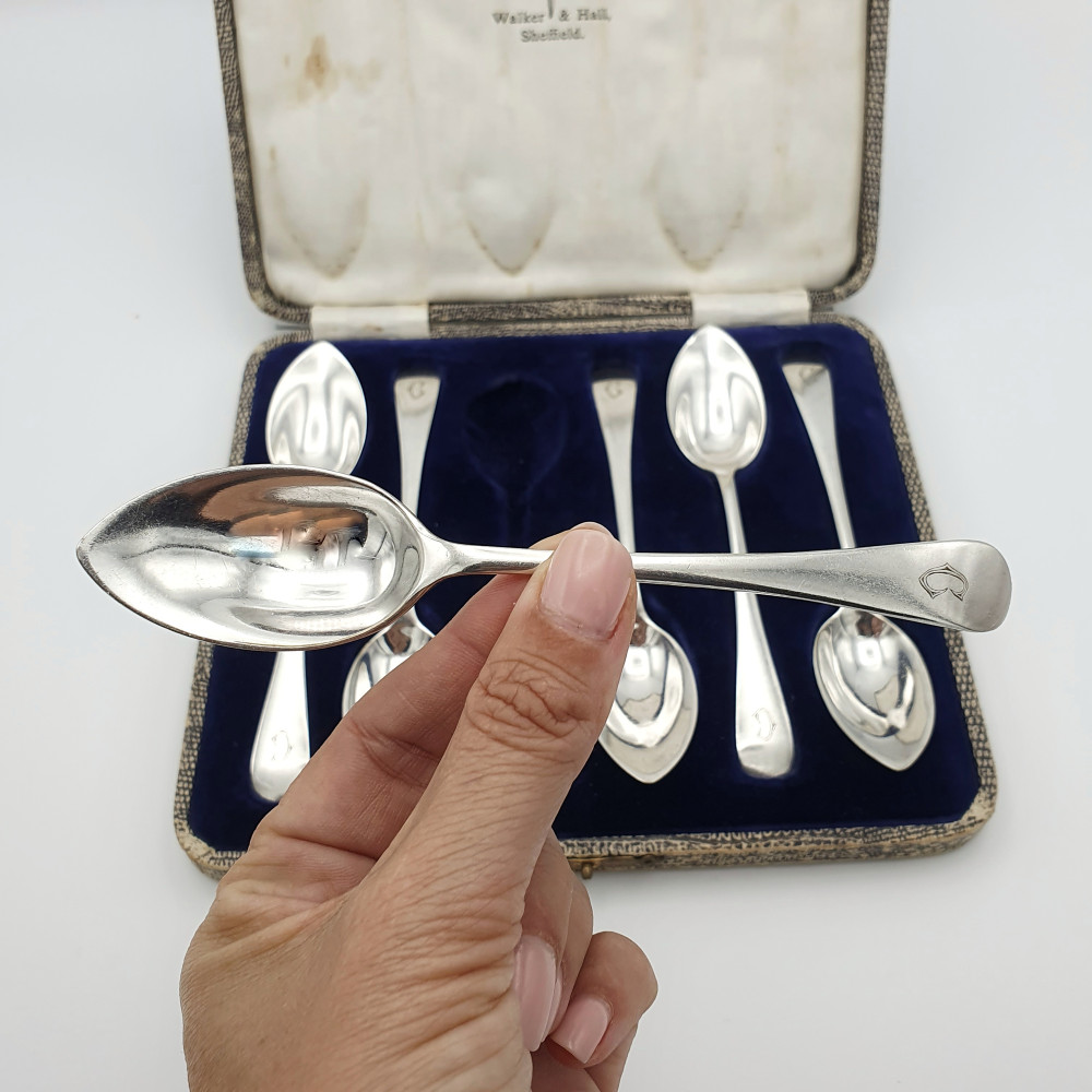 Set di 6 cucchiaini da caffè da caffè, 13 cm, in acciaio inox satinato, con finitura satinata, set di cucchiaini da caffè, per mescolare il tè, gelato e dessert (oro opaco