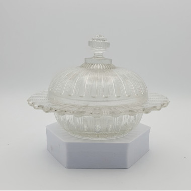 Burriera in vetro pressato...