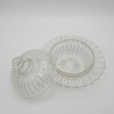 Burriera in vetro pressato...