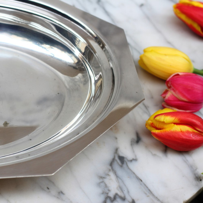 Legumiera in sheffield plate australiana Anni ‘30