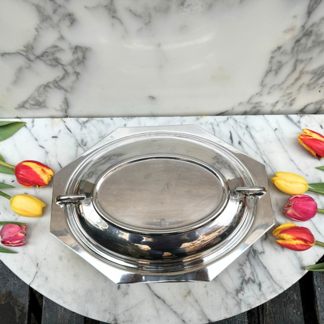 Legumiera in sheffield plate australiana Anni ‘30