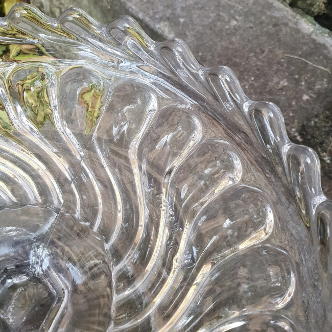 Alzatina in vetro pressato...