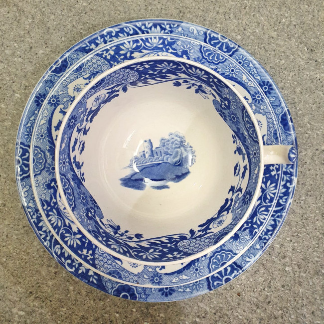 Trio Spode decoro Italian