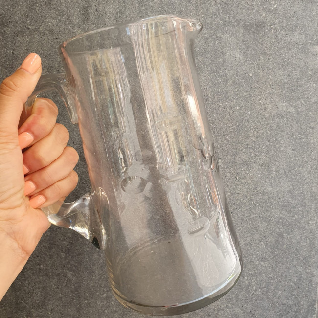 caraffa inglese in vetro...