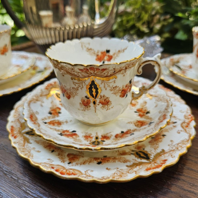 Trio da tè edoardiano...