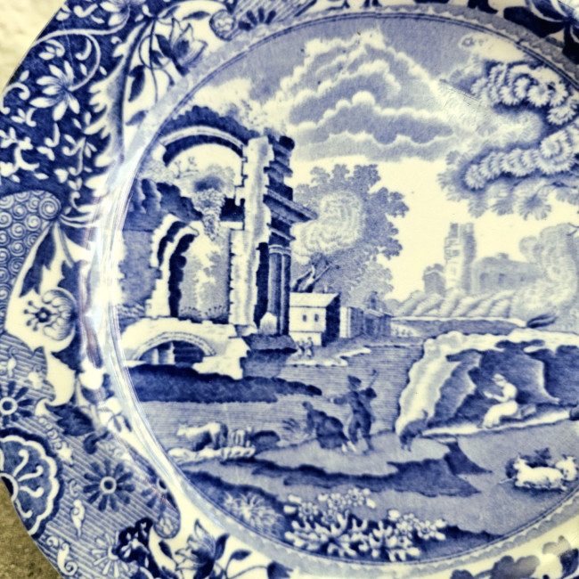 Piatto da frutta Spode Blue...