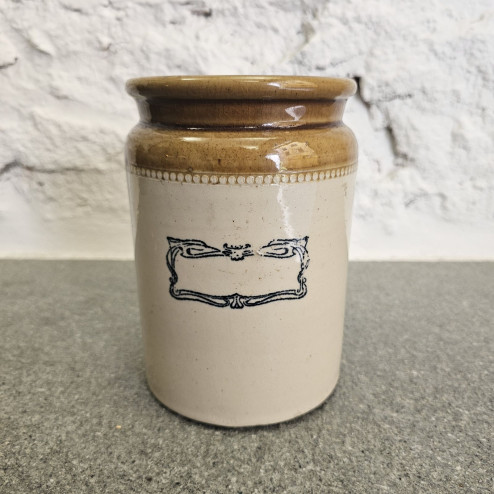 Barattolo in gres smaltato...