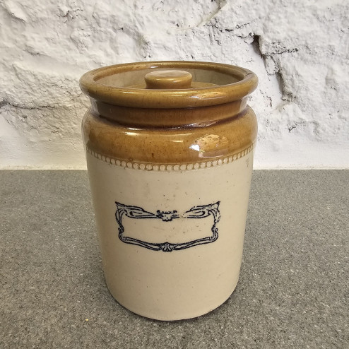 Barattolo in gres smaltato...