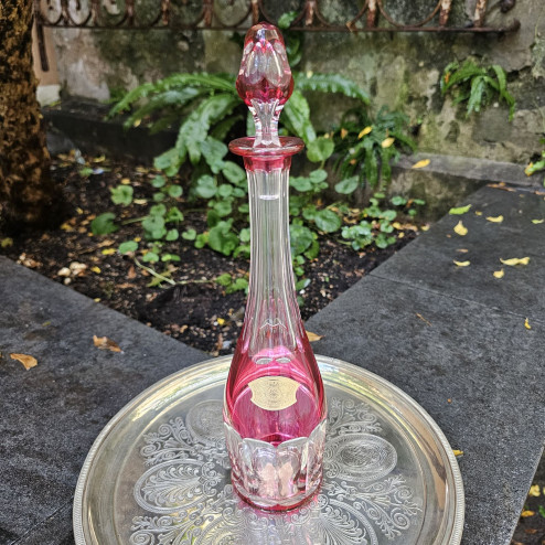 Bottiglia da liquore rossa...