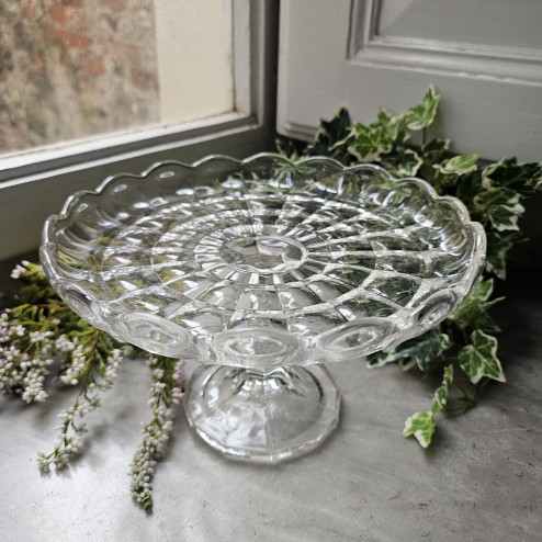 Alzata vetro vintage Jacobean