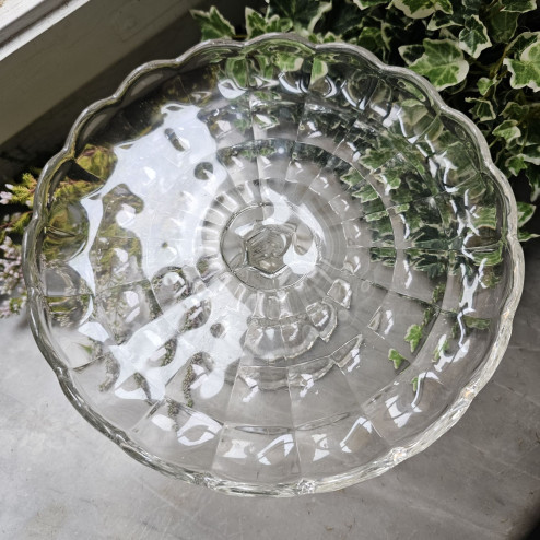 Alzata vetro vintage Jacobean