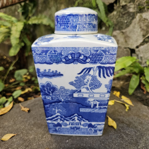 Tea caddy Ringtons anni '30...