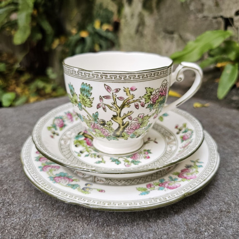 Trio da tè in fine bone...