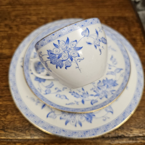 Trio da tè in fine bone...