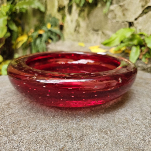 Coppa bassa in vetro...