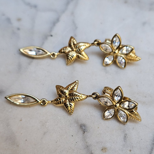 Orecchini vintage Monet a...