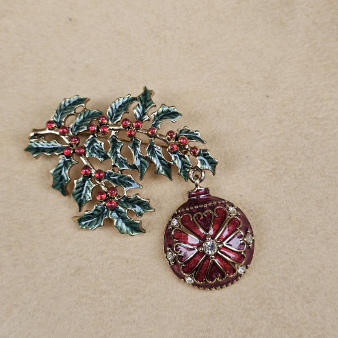 Spilla natalizia vintage...