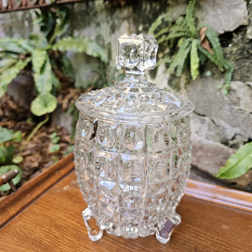 Porta biscotti in vetro...