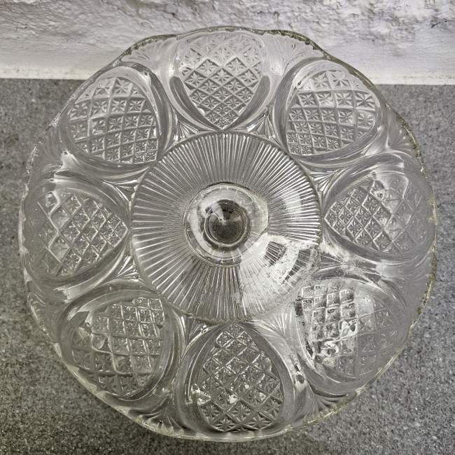 Alzata per dolci in vetro...