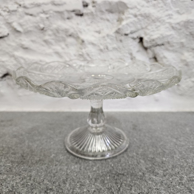 Alzata per dolci in vetro...