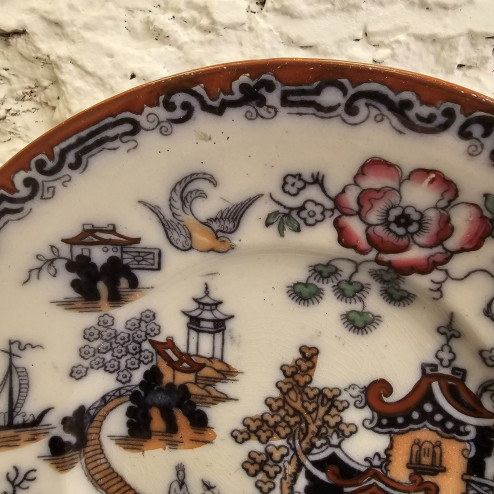 Vassoio Antico Ashworth &...