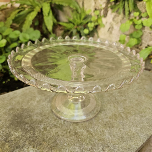 Alzata per torte in vetro...