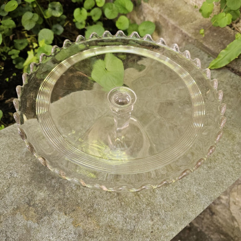 Alzata per torte in vetro...