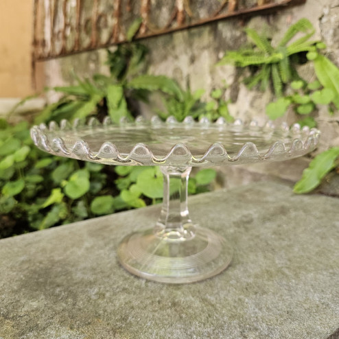 Alzata per torte in vetro...