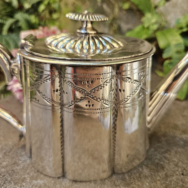 Teiera inglese in silver...
