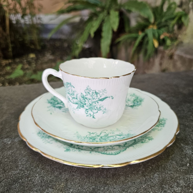 Tazza vittoriana bianca e...