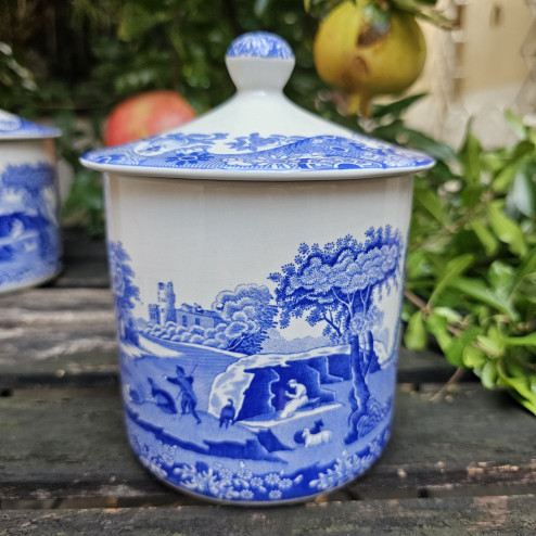 Barattolo da tè Spode Blue...